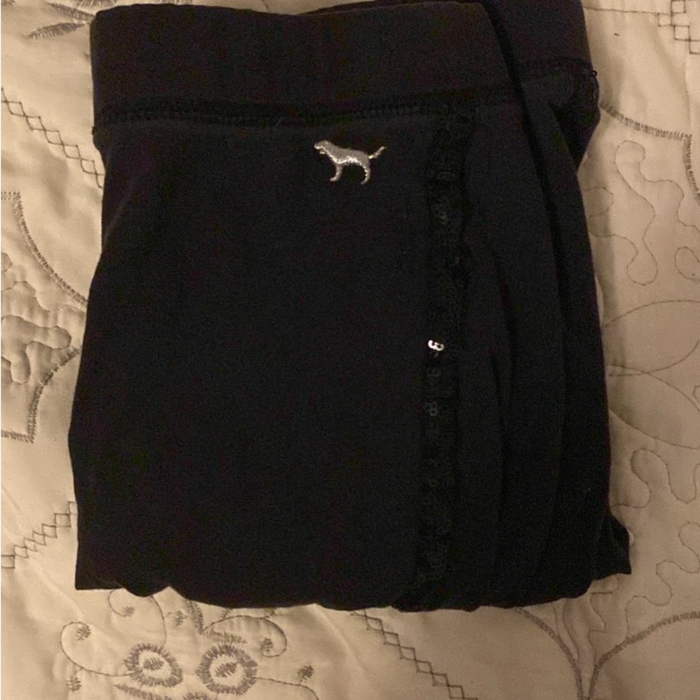 Pink leggings wore once stretch waist band